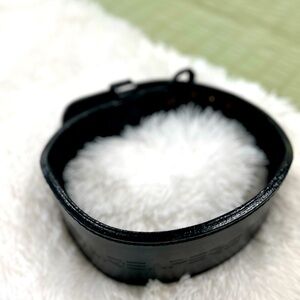 GYMREAPERS WEIGHTLIFTING BELT | 7MM LEATHER BACK SUPPORT, size small